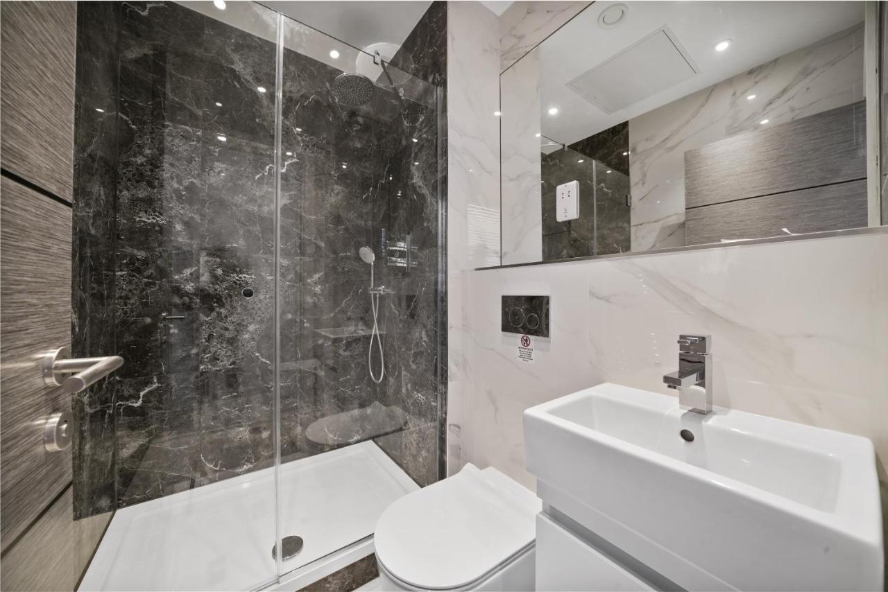 City Prime Apartments Londýn Exteriér fotografie Bathroom