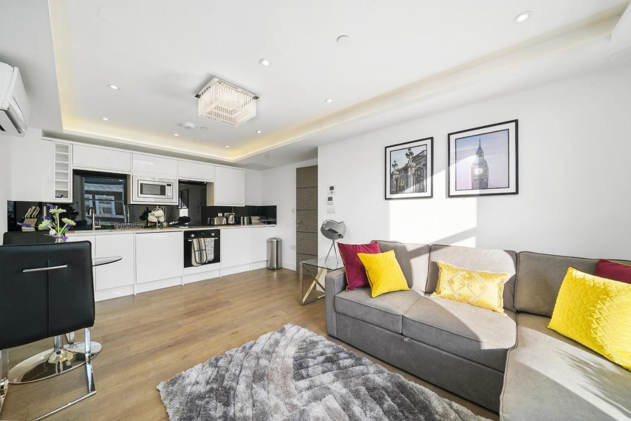 City Prime Apartments Londýn Exteriér fotografie Interior of a serviced apartment in London